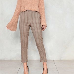 New nasty gal plaid pants